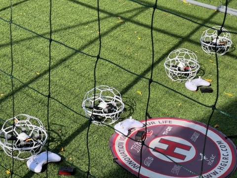 Sân chơi cố định chuyên Drone (DroneSoccer - FPV)