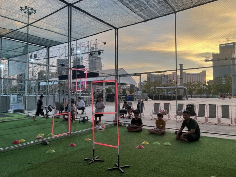 Sân chơi cố định chuyên Drone (DroneSoccer - FPV)